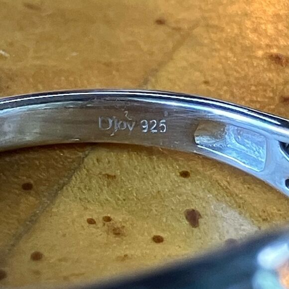 Natural Peridot Sterling Silver Ring Size 10 - Picture 6 of 9